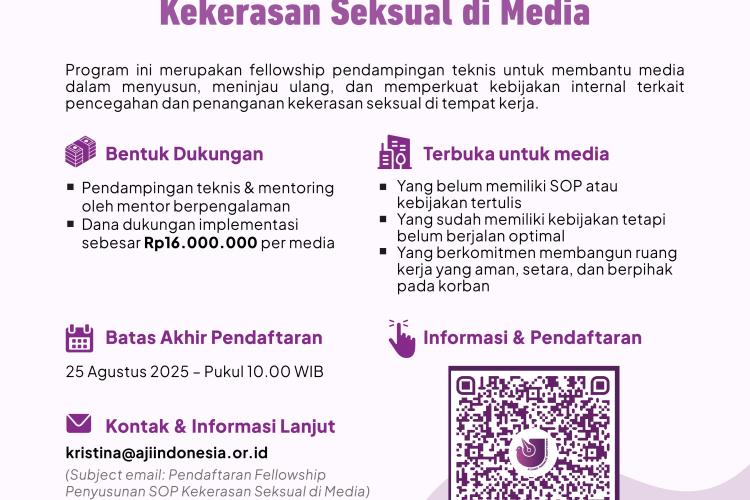 Fellowship Penyusunan SOP Kekerasan Seksual di Media Fellowship SOP KS AJI